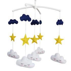 Crib Mobile, Handmade Colorful Toy, Cute and Creative Gift [Stars and Clouds]