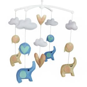 [Cute Elephants]Crib Decoration Musical Mobile, Mobiles For Babies