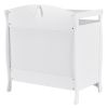 90*58*99cm Three Drawers With Seat Belt Baby Wooden Bed Nursing Table White