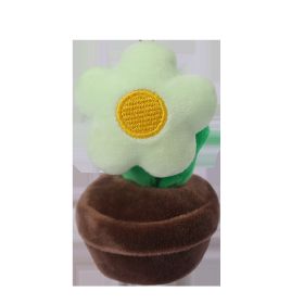 Small Flower Stuffed Toy Pendant Desktop Decoration (Option: Light Green-10cm)