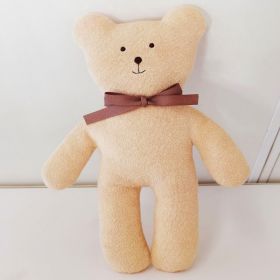 Cute Doll Bear Doll Sleeping Comfort (Option: Khaki Bear-25cm)