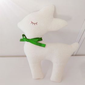 Cute Doll Bear Doll Sleeping Comfort (Option: Milk Wht-25cm)