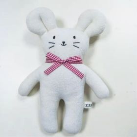 Cute Doll Bear Doll Sleeping Comfort (Option: Milk White Mouse-25cm)