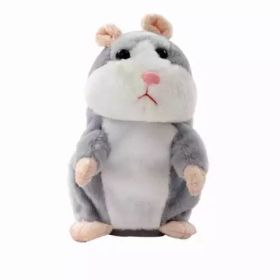 Voice Recording Electric Hamster Toy (Option: 16CM Gray-Hamster)