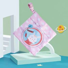 Baby Waterproof Diaper Storage Bag (Option: Pink Rabbit)