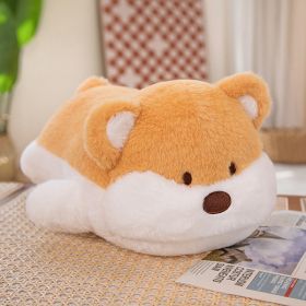 Cute Lying Posture Animal Throw Pillow (Option: Shiba Inu-28cm)