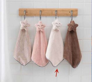 Children's Cute Hanging Absorbent Bathroom Hand Wipes (Color: White)