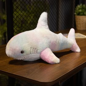 Fashion Simple Shark Throw Pillow Doll Plush Toys (Option: Color Shark 4-45cm)