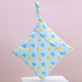 Baby Waterproof Diaper Storage Bag (Option: Duck)