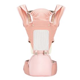 Breathable And Multifunctional Cotton Baby Waist Stool (Option: Pink breathable style)