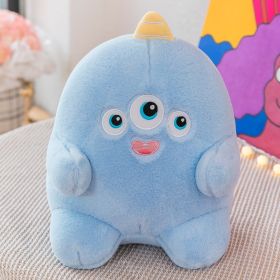 Cute Cartoon Plush Toy Doll Birthday Gift (Option: Blue-23cm)