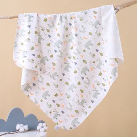 Newborn Baby Supplies Baby Cartoon Swaddle Bag List (Option: Animal forest)