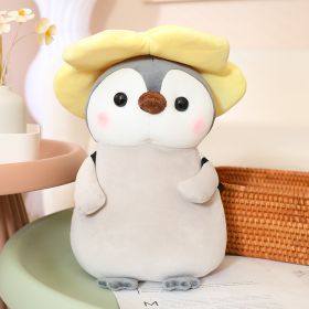 Plush Toy Cute Penguin Transformation Dinosaur Doll (Option: Flowers-35CM)